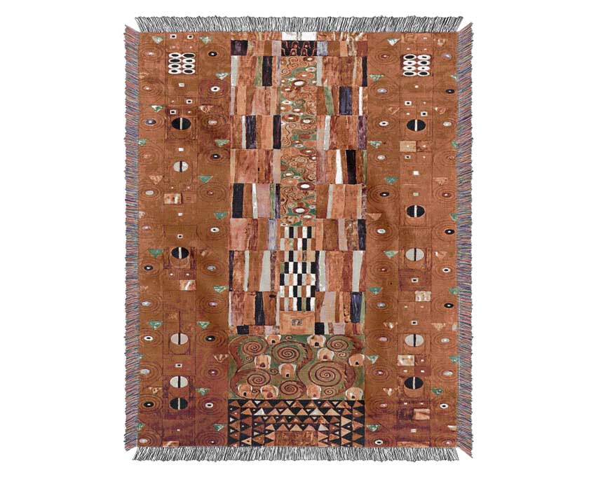 Klimt Frieze Woven Blanket