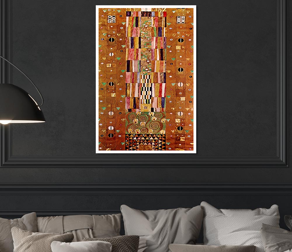 Klimt Frieze Print Poster Wall Art