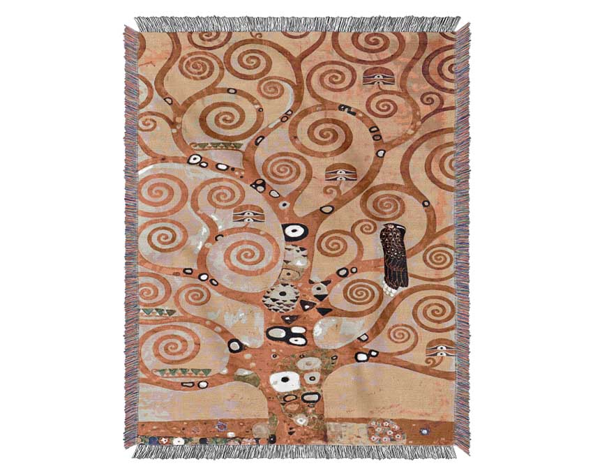 Klimt Frieze 2 Woven Blanket