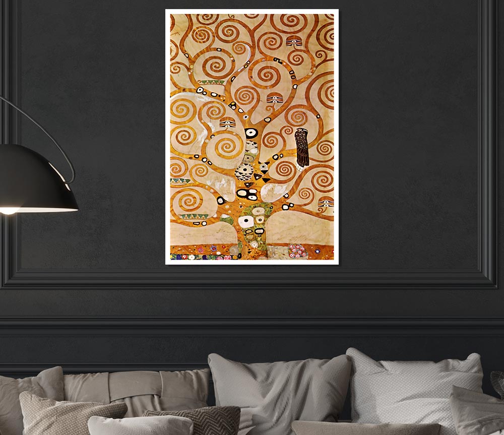 Klimt Frieze 2 Print Poster Wall Art