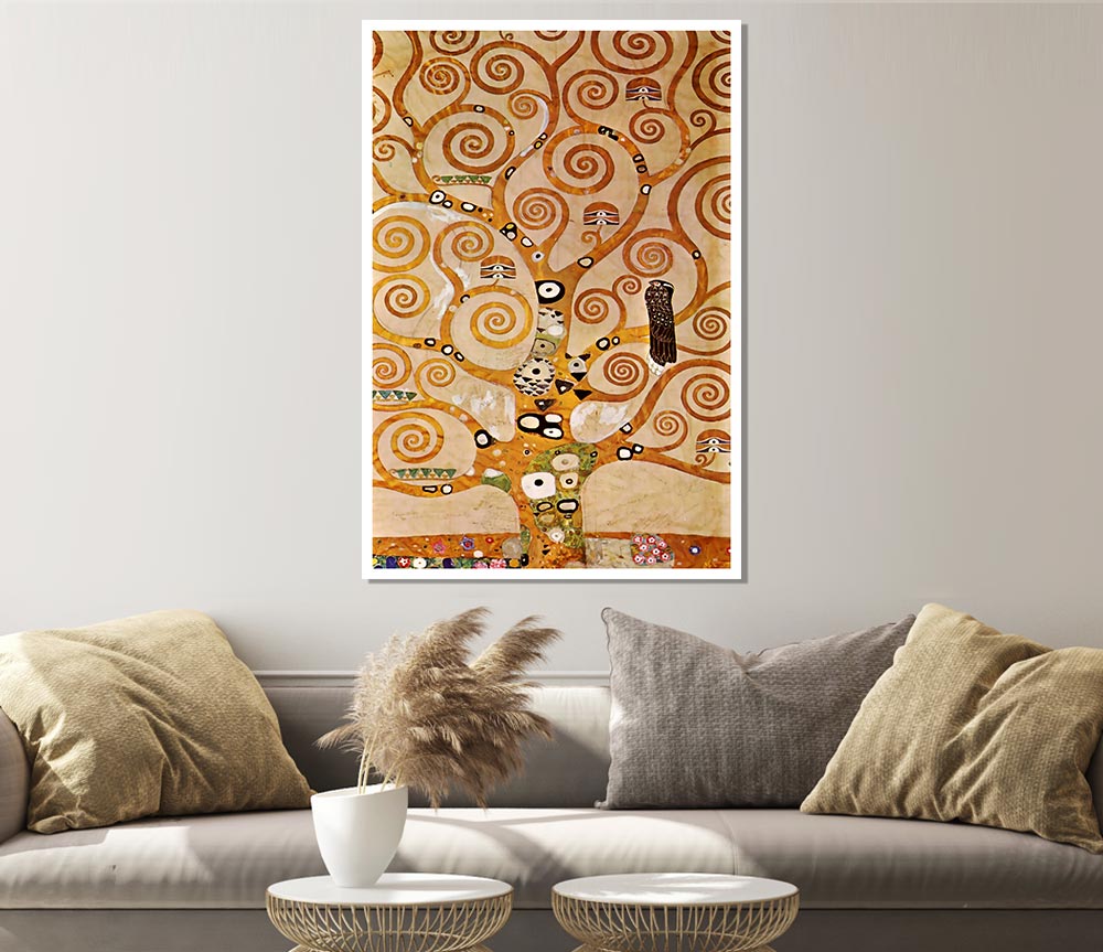 Klimt Frieze 2 Print Poster Wall Art