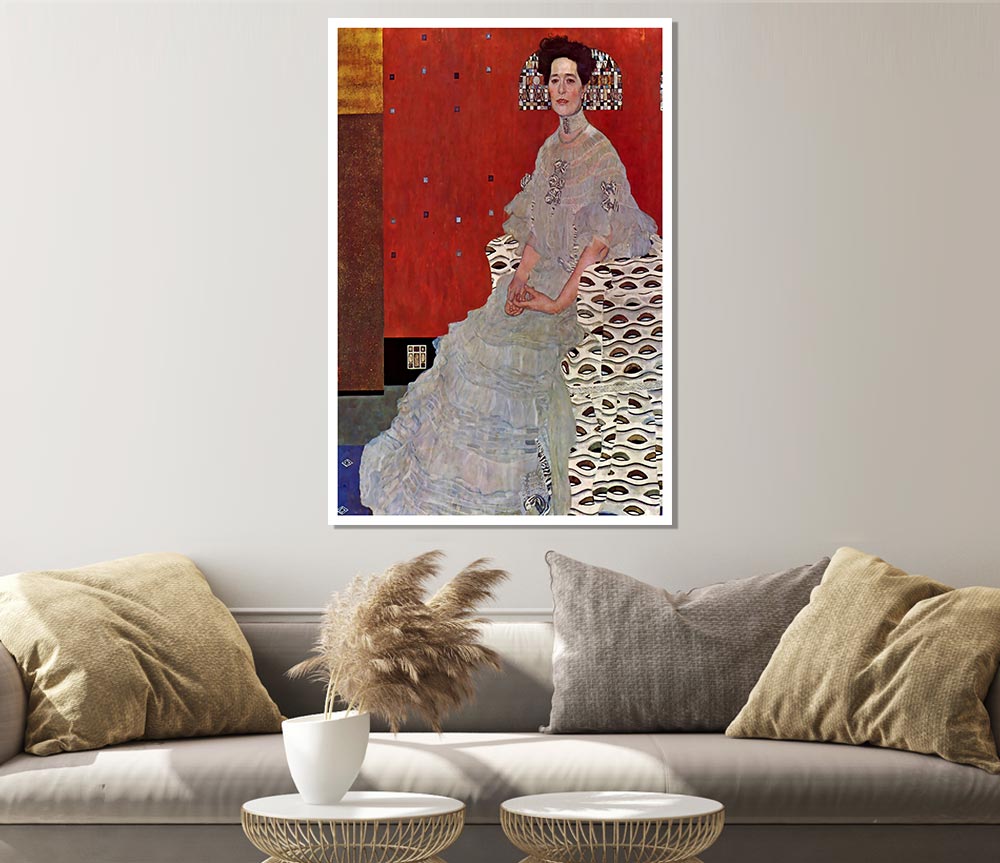 Klimt Fritza Reidler Print Poster Wall Art