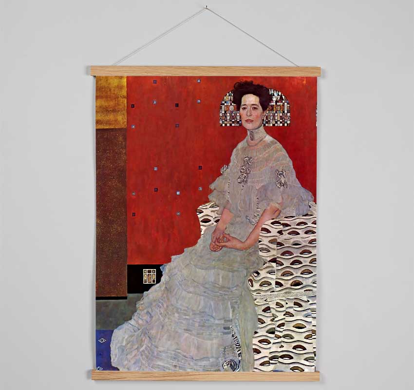 Klimt Fritza Reidler Hanging Poster - Wallart-Direct UK