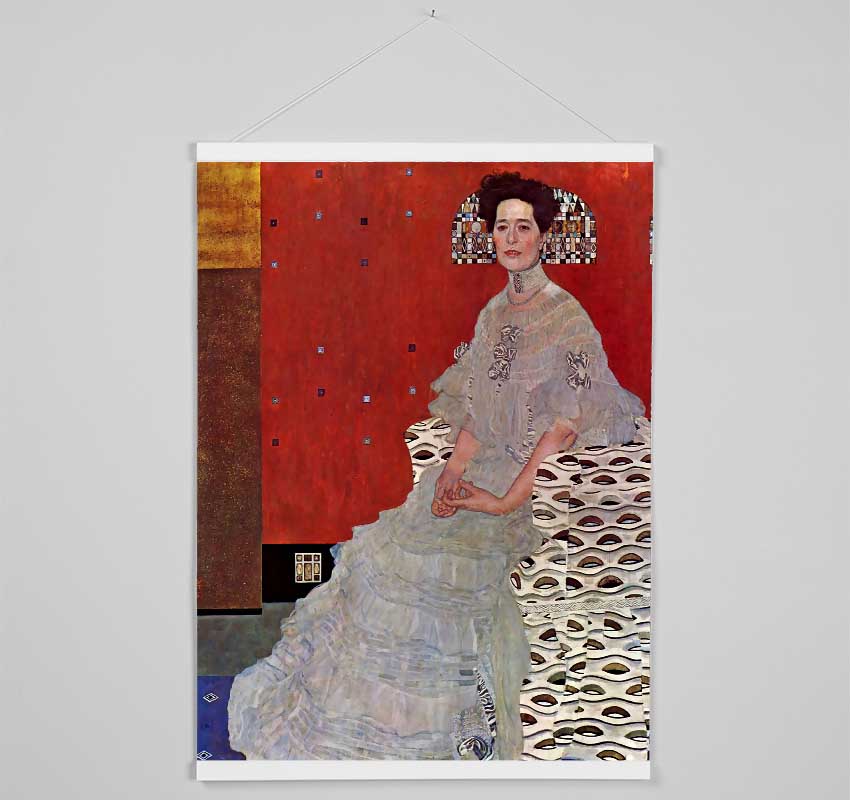 Klimt Fritza Reidler Hanging Poster - Wallart-Direct UK