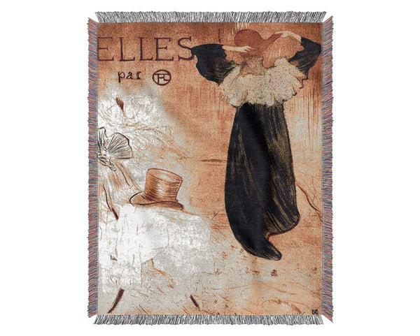 Toulouse Lautrec Frontispiece Woven Blanket