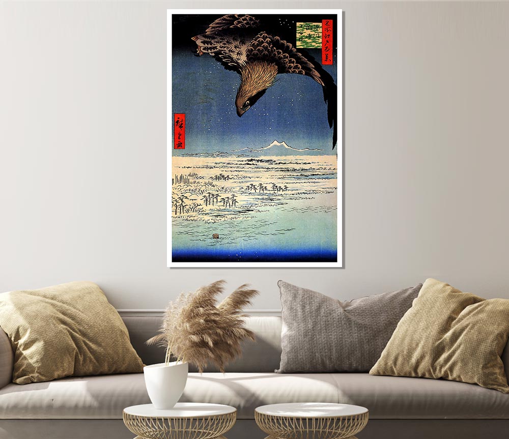 Hiroshige Fukagawa Susaki Print Poster Wall Art