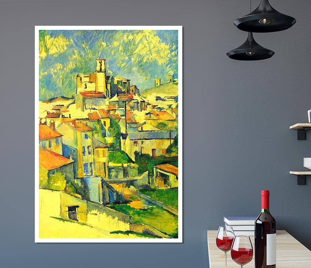 Cezanne Gardanne Print Poster Wall Art