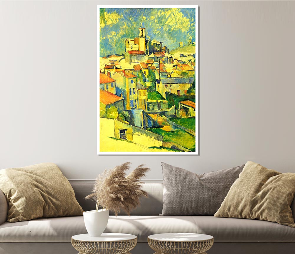 Cezanne Gardanne Print Poster Wall Art