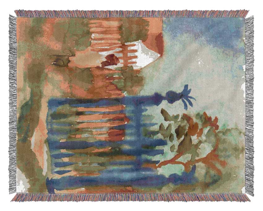 August Macke Garden Gate Woven Blanket