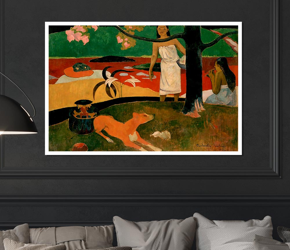 Gauguin Pastorales Tahitiennes Print Poster Wall Art