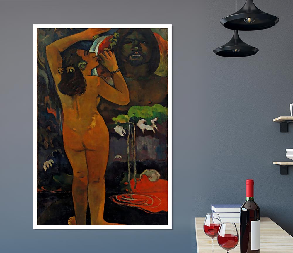 Gauguin The Moon And The Earth Print Poster Wall Art