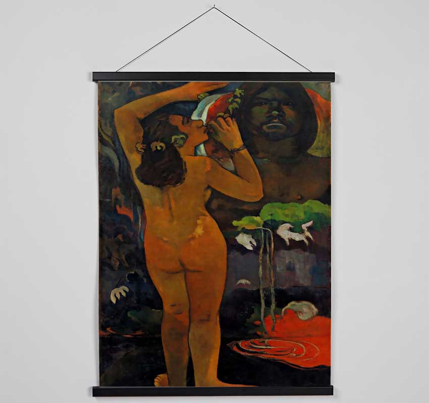 Gauguin The Moon And The Earth Hanging Poster - Wallart-Direct UK