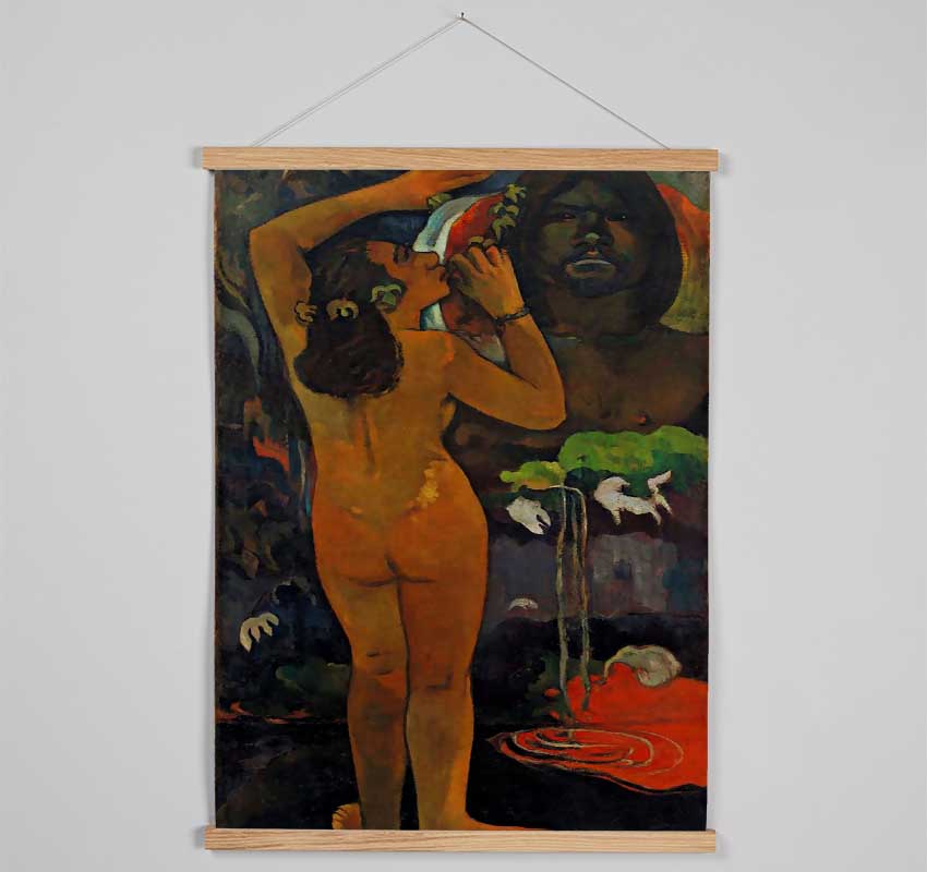 Gauguin The Moon And The Earth Hanging Poster - Wallart-Direct UK