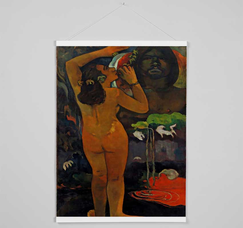 Gauguin The Moon And The Earth Hanging Poster - Wallart-Direct UK