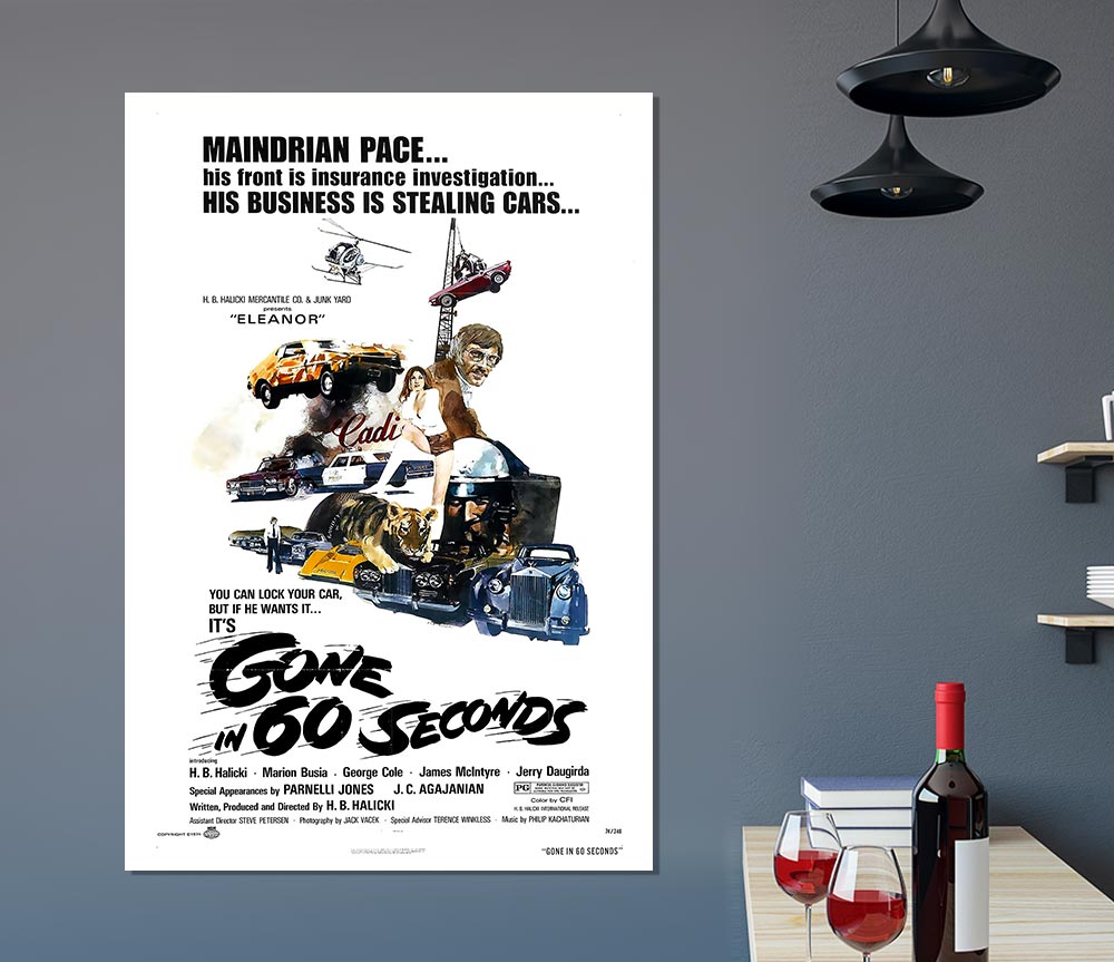 Gone In 60 Seconds Poster 1 Print Poster Wall Art