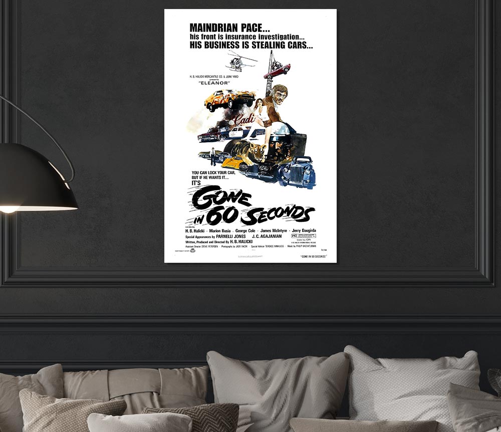 Gone In 60 Seconds Poster 1 Print Poster Wall Art