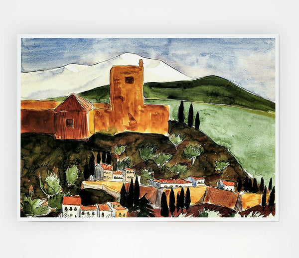 Walter Gramatte Granada 2 Print Poster Wall Art