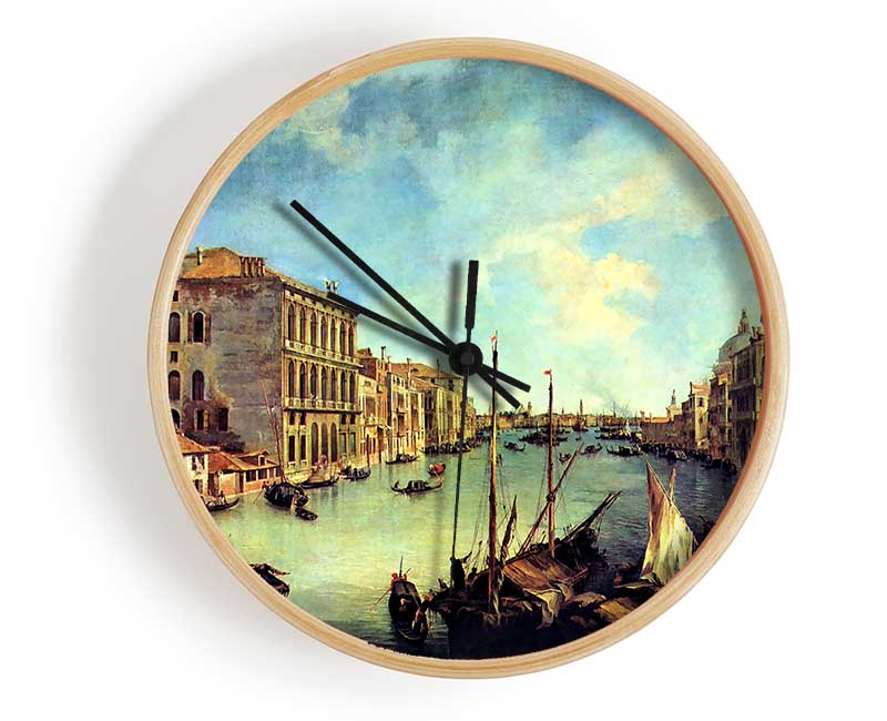 Canaletto Grand Canal At San Vio Clock - Wallart-Direct UK