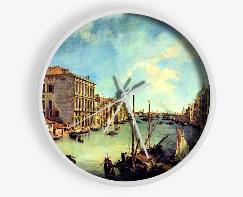 Canaletto Grand Canal At San Vio Clock - Wallart-Direct UK