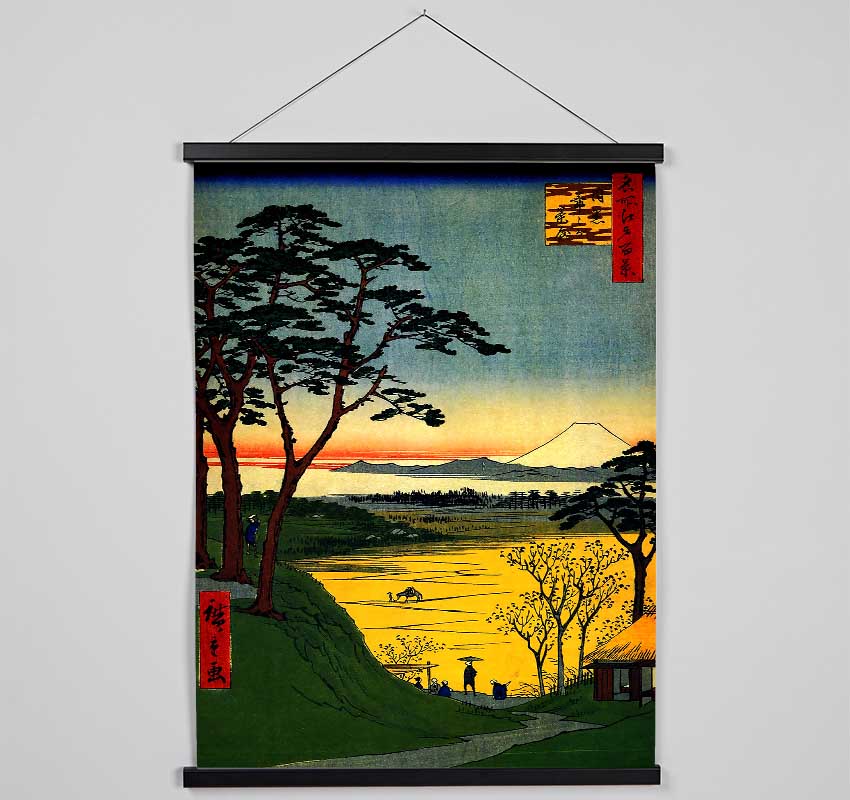 Hiroshige Grandpas Treehouse Hanging Poster - Wallart-Direct UK