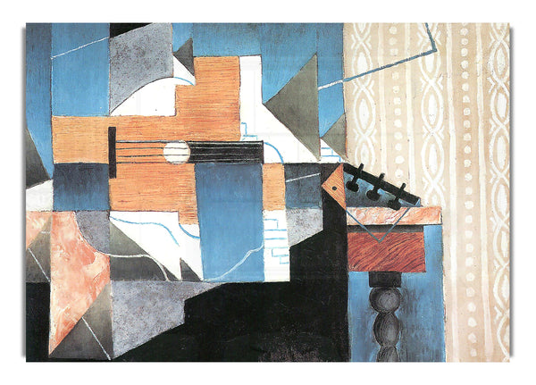 Guitar On A Table By Juan Gris