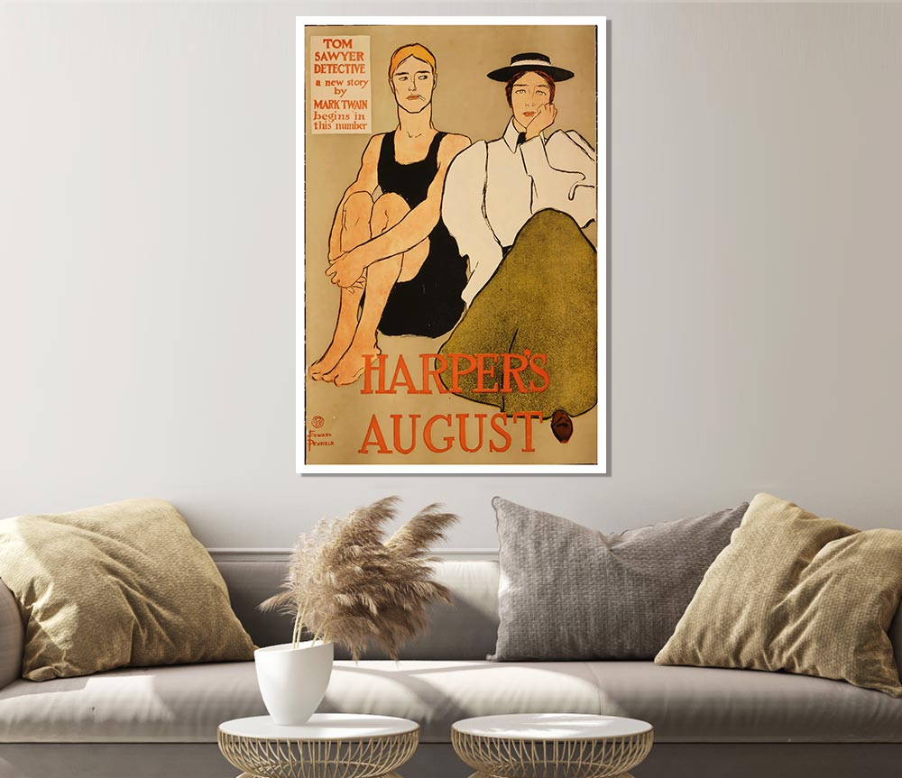 Harpers August Print Poster Wall Art