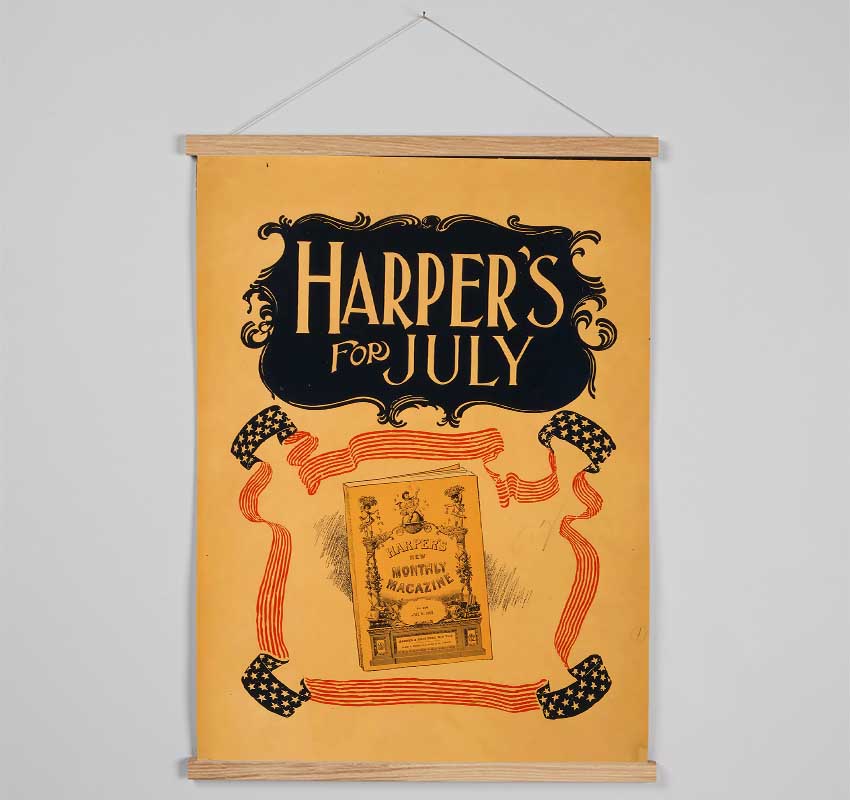 Harpers July Hanging Poster - Wallart-Direct UK