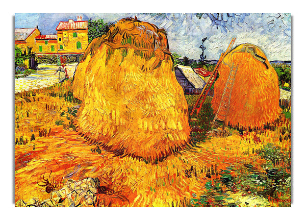 Haystacks In Provence By Van Gogh