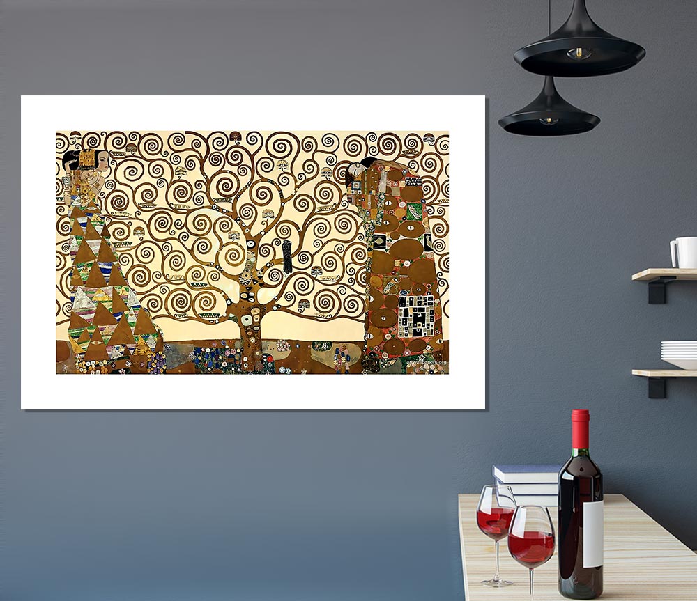 Klimt The Tree Of Life Print Poster Wall Art