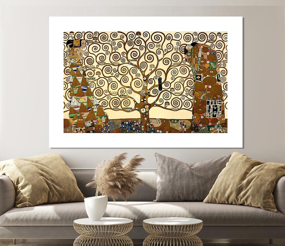 Klimt The Tree Of Life Print Poster Wall Art