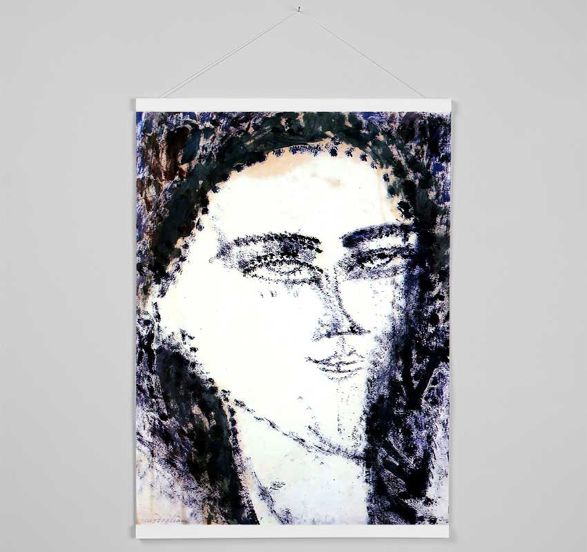 Modigliani Head 2 Hanging Poster - Wallart-Direct UK