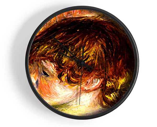 Renoir Head Of A Young Girl Clock - Wallart-Direct UK