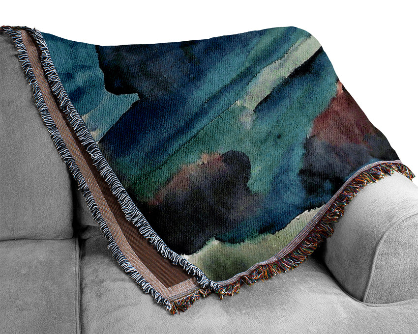 Walter Gramatte Hiddensoe Moon Stairway Woven Blanket