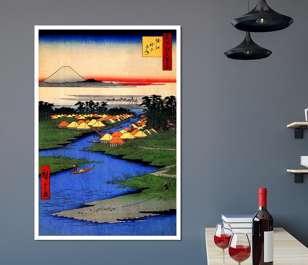 Hiroshige Horie And Nekozane Print Poster Wall Art