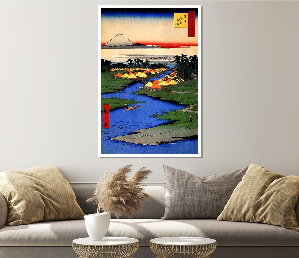 Hiroshige Horie And Nekozane Print Poster Wall Art