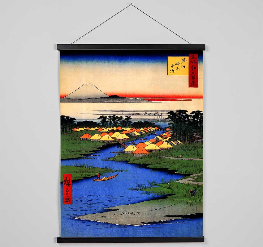 Hiroshige Horie And Nekozane Hanging Poster - Wallart-Direct UK