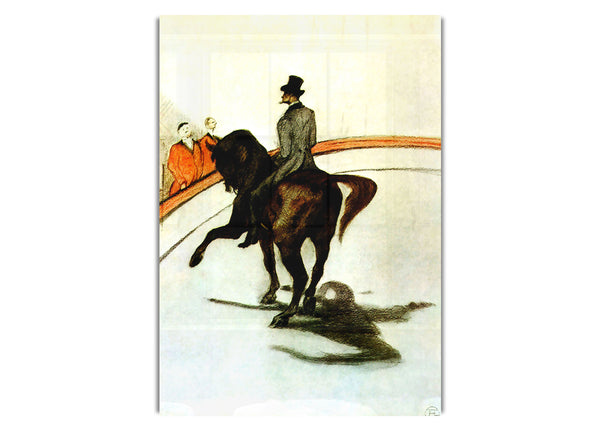 Horse In The Ring By Toulouse Lautrec