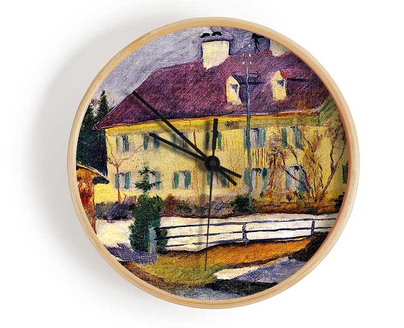 August Macke Hospital In Tegern Sea Clock - Wallart-Direct UK