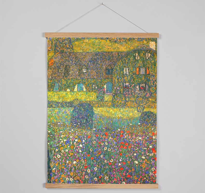 Klimt House In Attersee Hanging Poster - Wallart-Direct UK