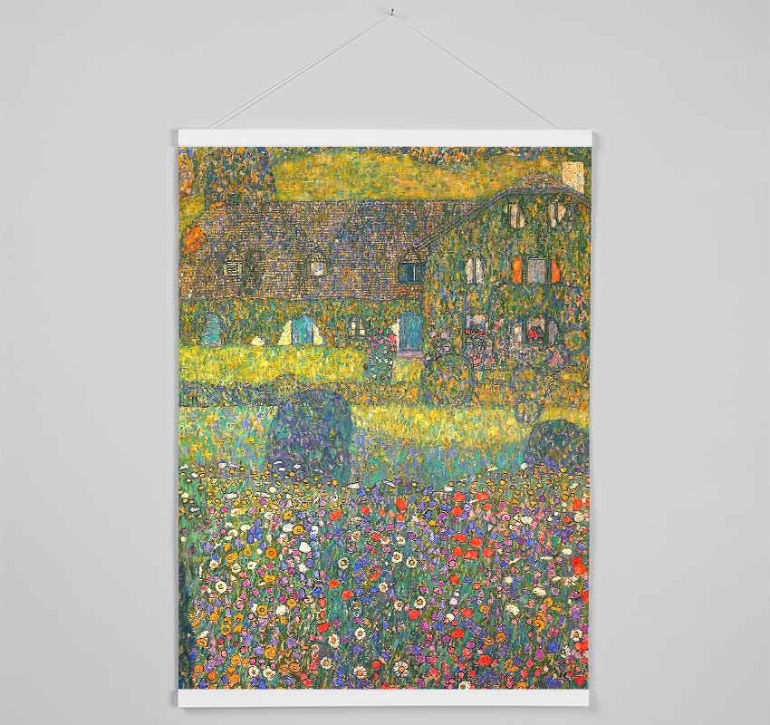 Klimt House In Attersee Hanging Poster - Wallart-Direct UK