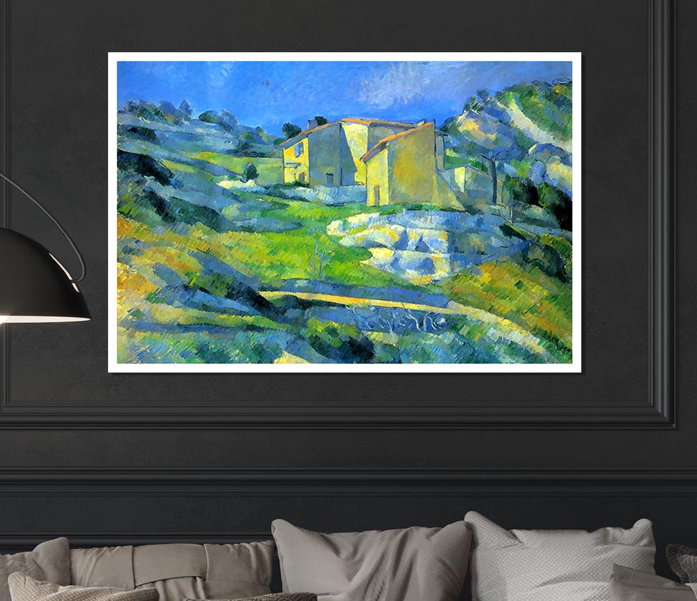 Cezanne House In The Provence Print Poster Wall Art