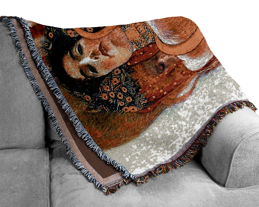 Klimt Hygeia Woven Blanket