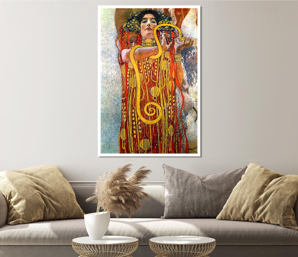 Klimt Hygeia Print Poster Wall Art