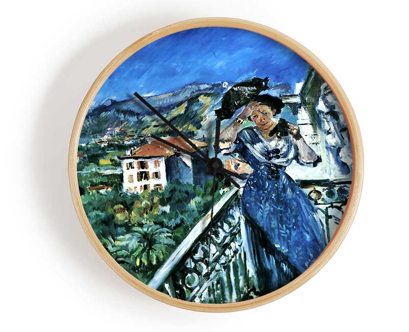 Lovis Corinth In Bordighera Clock - Wallart-Direct UK