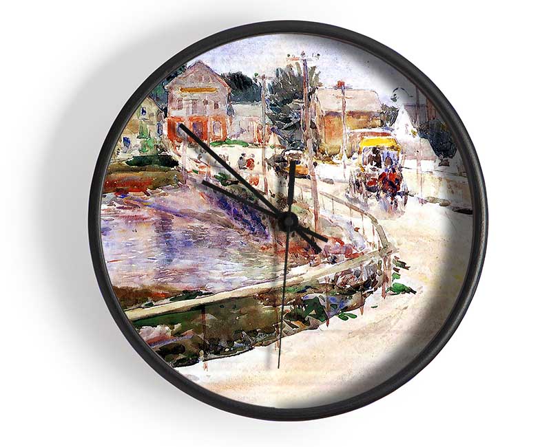 Hassam In Gloucester Clock - Wallart-Direct UK