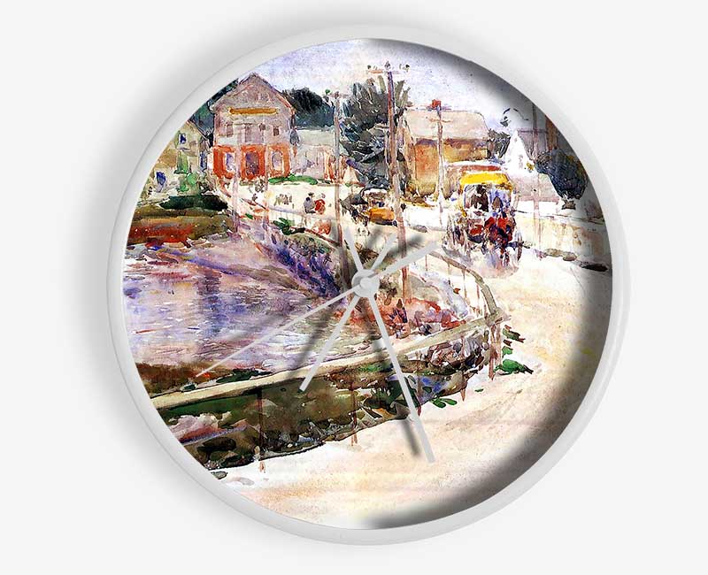 Hassam In Gloucester Clock - Wallart-Direct UK