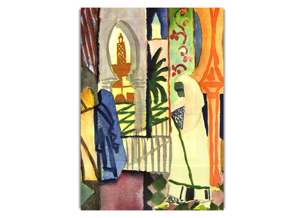 In The Temple Hall [1] By August Macke