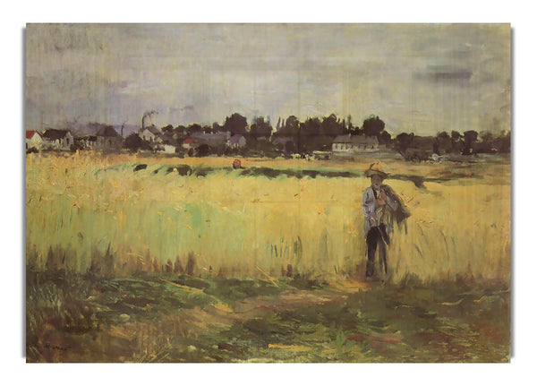 In Wheat Field By Morisot