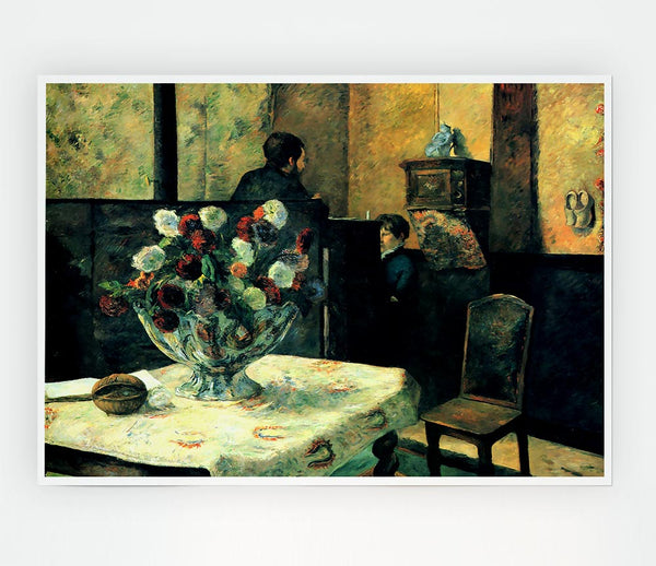 Gauguin Interior Of Painter Of Rue Carcel Print Poster Wall Art