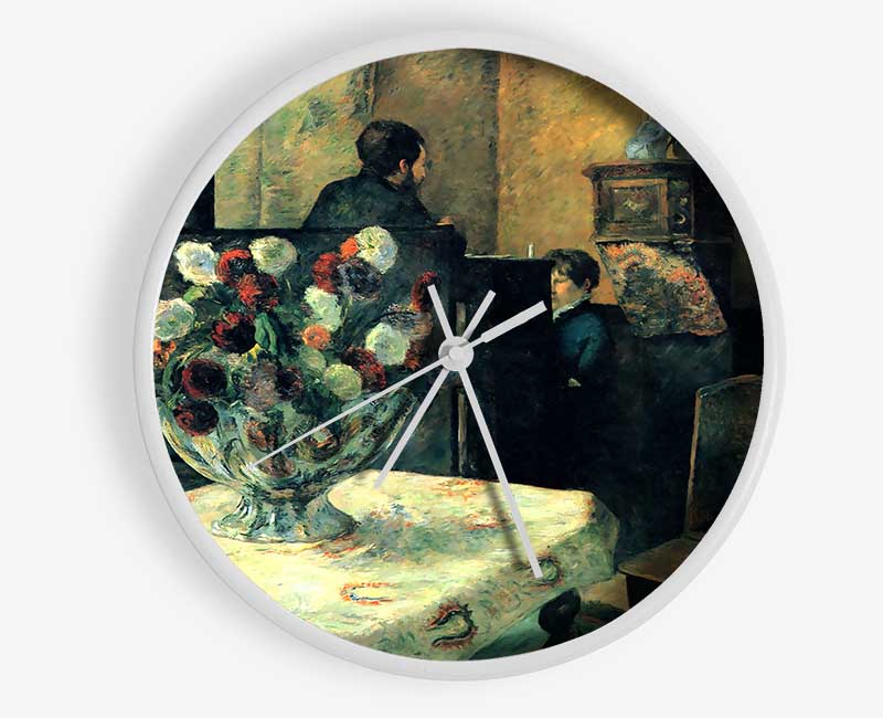 Gauguin Interior Of Painter Of Rue Carcel Clock - Wallart-Direct UK